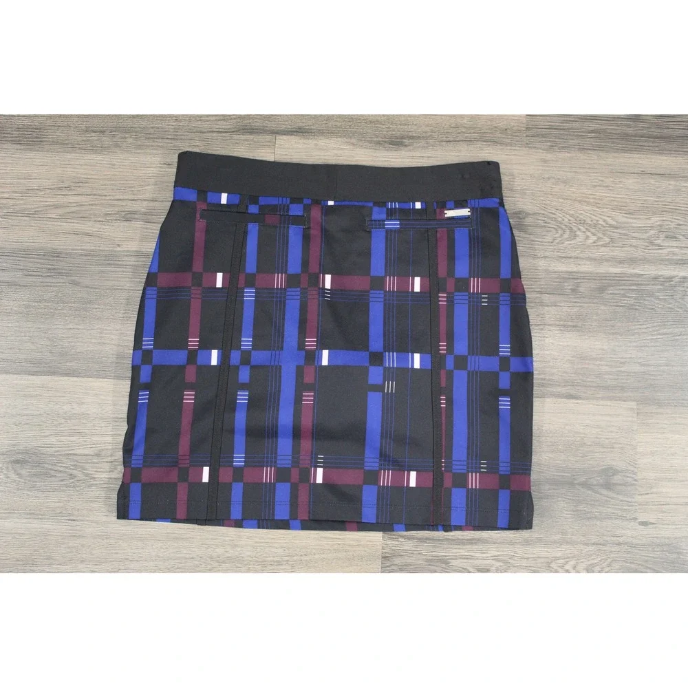 Adidas Golf Skort Pull On Plaid Athletic‎ Performance Skirt XS